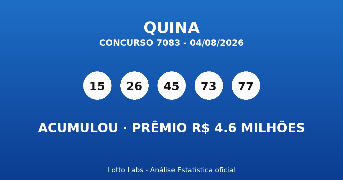 Capa QUINA 7083